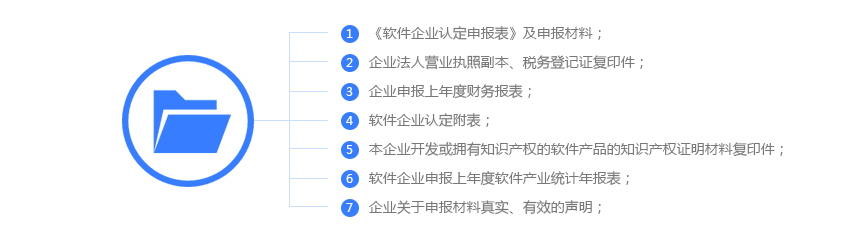 双软认证认定需要的资料